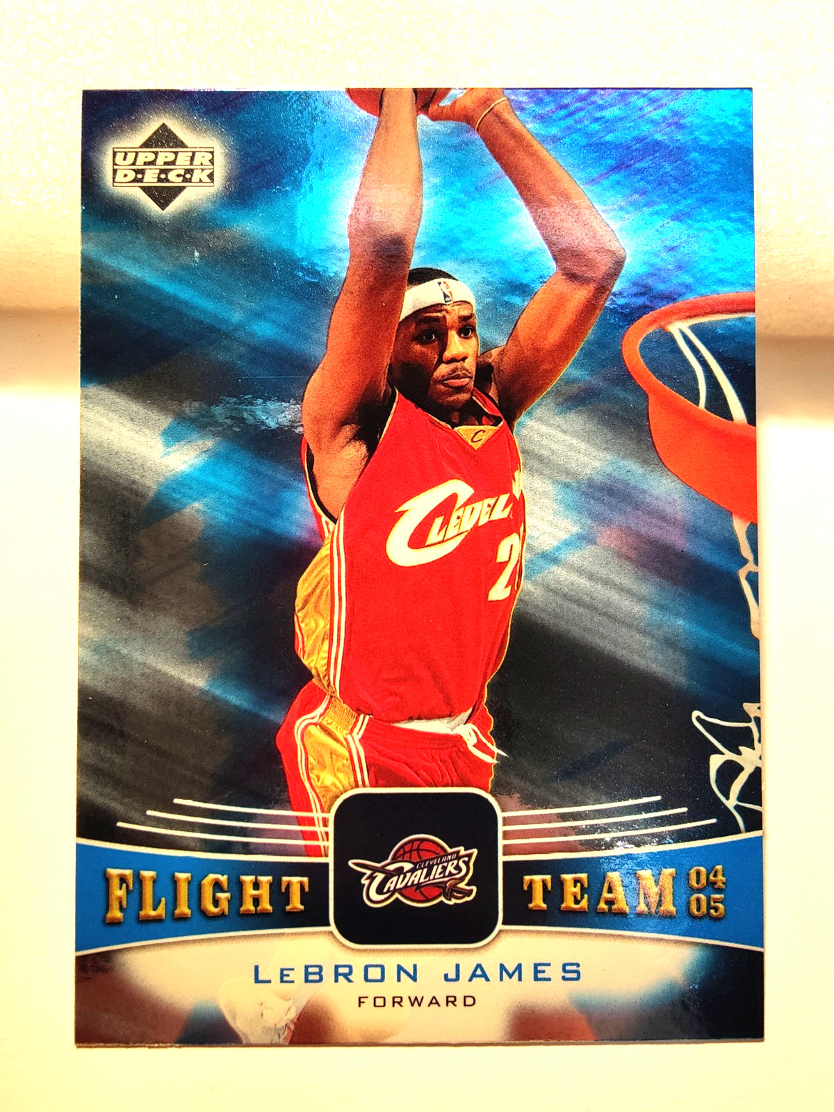 2004-05 UPPER DECK LEBRON JAMES FT45 FLIGHT TEAM 2ND YEAR CLEVELAND CAVALIERS
