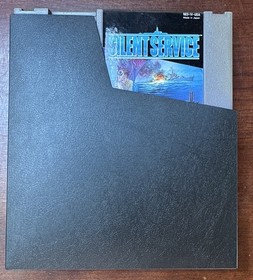 Silent Service Nintendo NES CIB Cleaned & Tested Working!