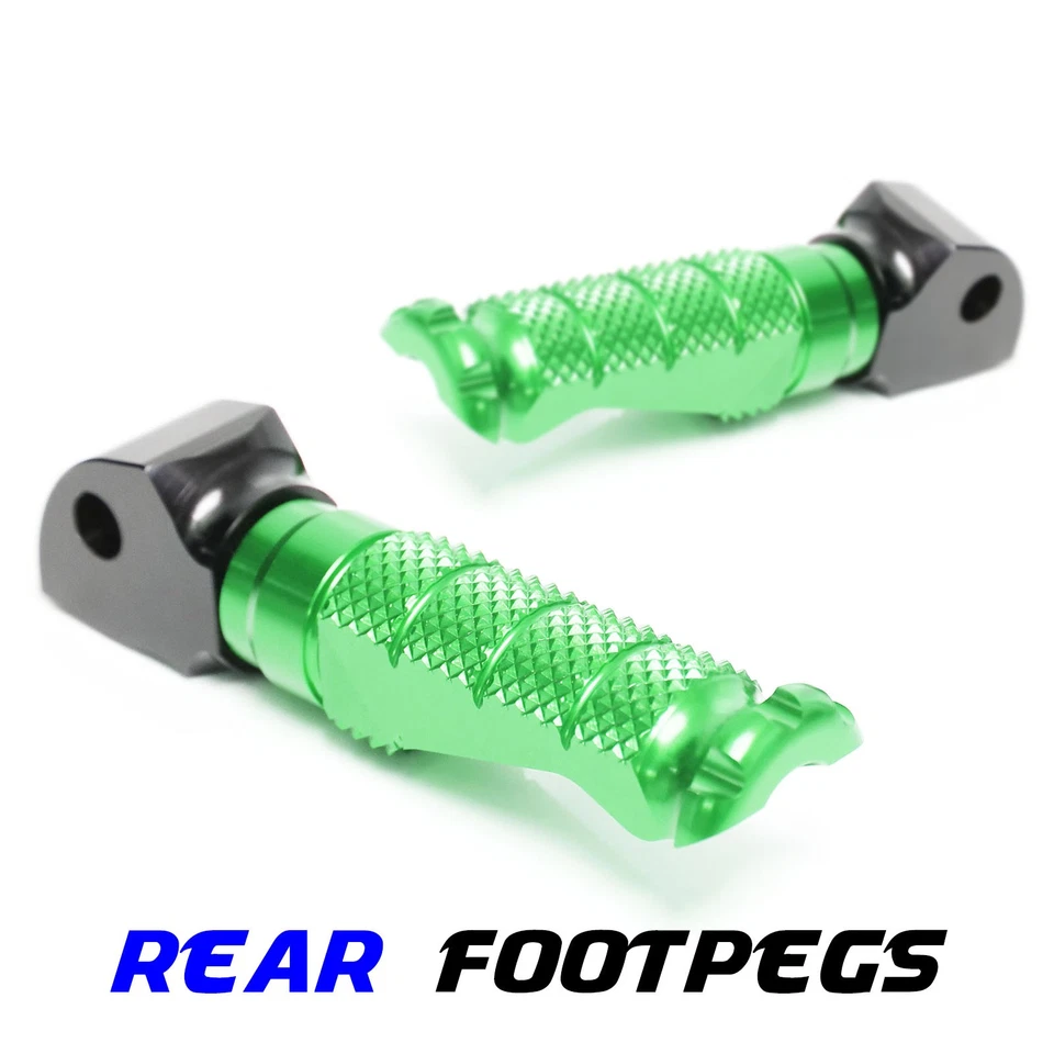 R-FIGHT Green Rear Foot Pegs For Honda CBR600F (PC41) 12 13 14 15 Foto 2 de 4