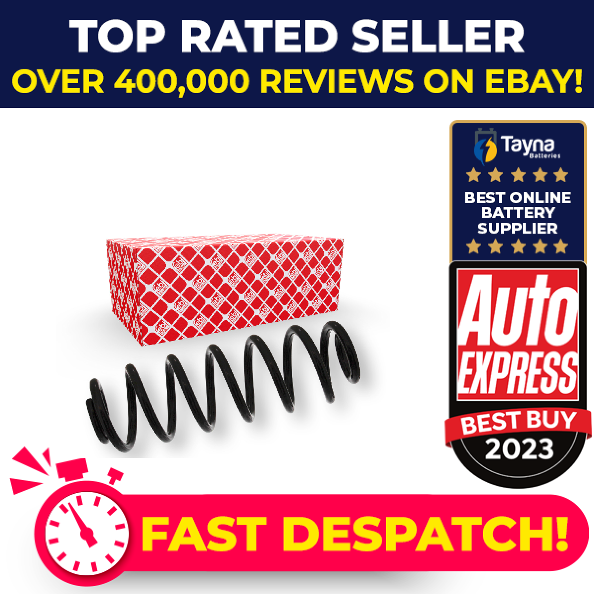 Coil Spring Rear 46934 Febi Suspension 3C0511115AF Genuine Quality Guaranteed