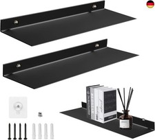 Regal Ohne Bohren Badezimmer,Kleines Wandregal 2er-Set 25 × 10 Cm Wandregal Aus 