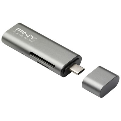 PNY R-TC-UA-3N1E01-RB Externer Speicherkartenleser  USB-C  (USB 3.2 Gen 1) Me...
