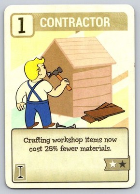 2019 Dynamite Fallout Series 2 - #PC-05 Contractor Perk Card