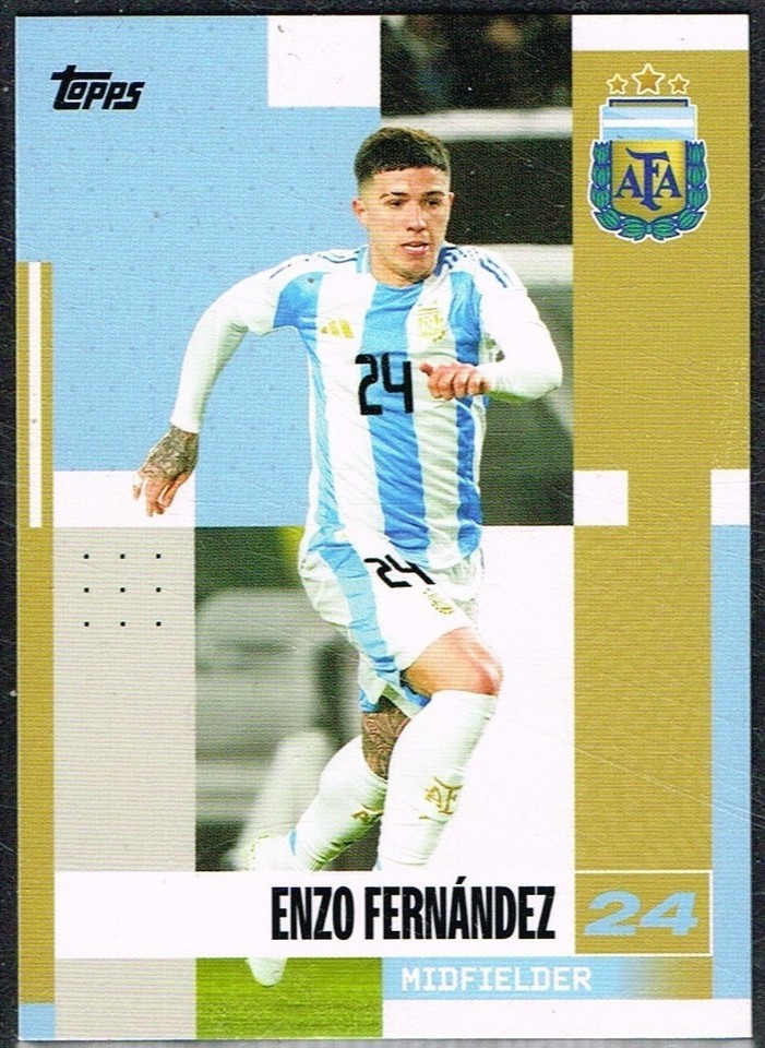 2024-25 Topps Argentina Team Set - Enzo Fernandez #11 for sale | eBay