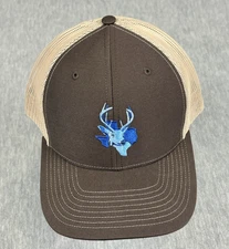 Coors Keystone Light Texas Trucker Hat Men Brown Snap Back Beer 8Pt Buck Hunting