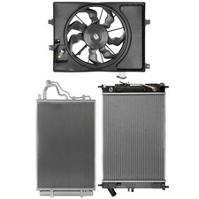Radiator Condenser Cooling Fan Kit For 16-17 Hyundai Elantra 2016 Kia Forte Radiator Condenser Cooling Fan Kit For 16-17 Hyundai Elantra 2016 Kia Forte