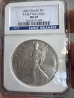 2007 American Silver Eagle Early Releases NGC MS 69