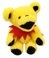 Vintage Steven Smith GRATEFUL DEAD Yellow Dancing Plush Bear NWT 1990 12"