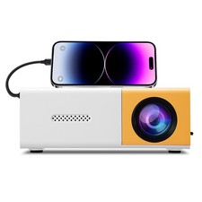 Small Portable Video Projecteur, 100ANSI 6000LM, Manuel Focus