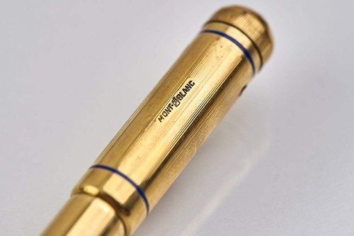 Montblanc vintage Safety 1 gold overlay original fountain pen - 第 2/10 張圖片