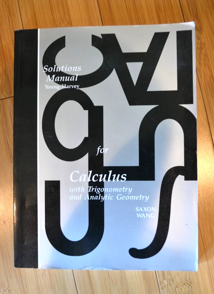 2 pc Saxon Calculus Set: Solutions Manual and DVD - Image 2 of 4