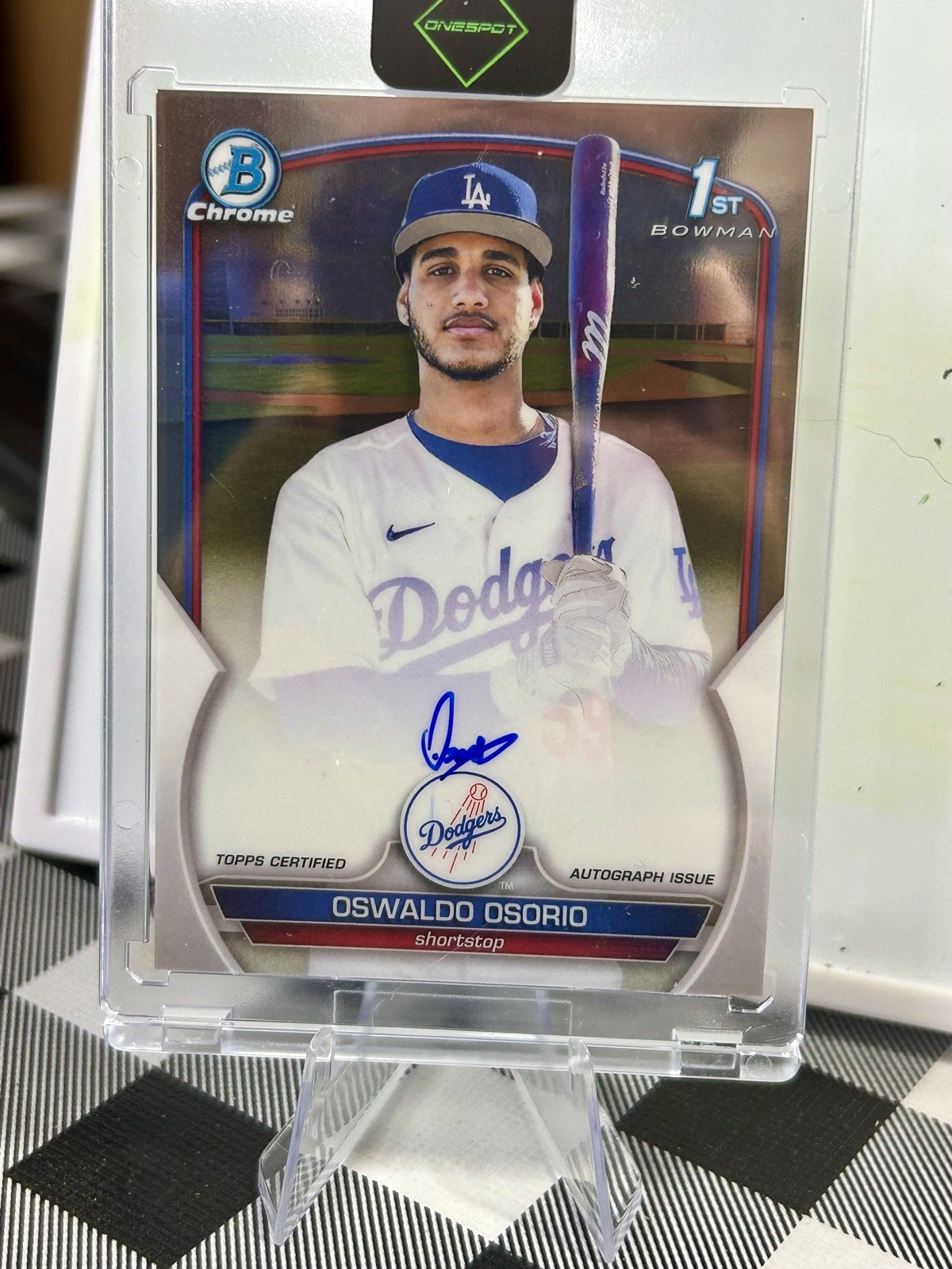 2023 Bowman Chrome Oswaldo Osorio Auto 1st Prospect #CPA-OO