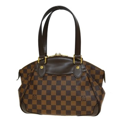 Louis Vuitton Verona Orange Interior Shoulder Bag PM Brown Canvas