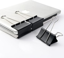 Extra Large Binder Clips 3 inch super big Binder Clips 6 Pack Big Metal Paper Cl