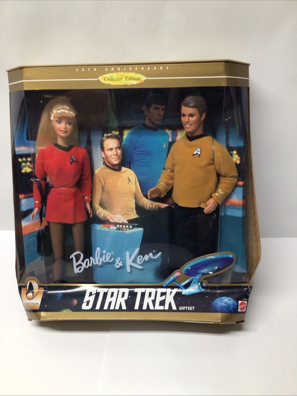 BARBIE & KEN Star Trek 30th Anniversary Collector Edition 1996 Vintage Gift Set