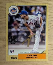 Tylor Megill 2022 Topps Series 2 87 Topps Baseball RC Autographs  #87BA-TME 