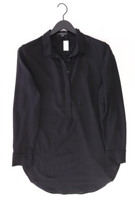   comma, Langarmbluse Regular Bluse für Damen Gr. 38, M schwarz aus Polyester  