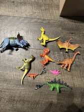 Lot of 11 Toy Dinosaurs Collectible Figures Kid Galaxy And Other Brands