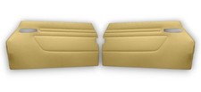 T&uuml;rpappen T&uuml;rverkleidungen T&uuml;rkarten f&uuml;r Mercedes SL R107 W107 2-teilig beige