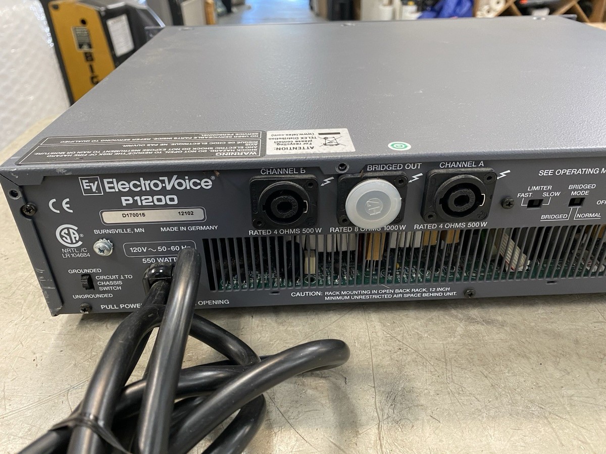 P1200 Precision Electro-Voice Power Amplifier Series | REPAIR P1200 Precision Electro-Voice Power Amplifier Series | REPAIR