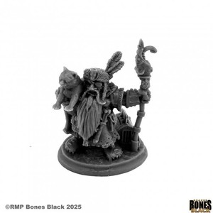 Reaper Bones Black 44231 BOREN BACKSLAP DWARF RATCATCHER