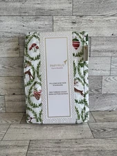 New Papyrus Set Of 2 Standard Pillowcases Christmas Santa Whimsy Cotton