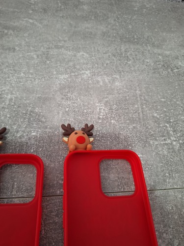 Vauki 2 Pack Of Christmas Phone Cases for Apple iPhone 15 Pro Max with Reindeer - Picture 7 of 9