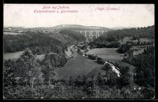 AK Jocketa /Vogtl. Schweiz, Blick auf Jocketa, Elstertalbrücke, Barthmühle 