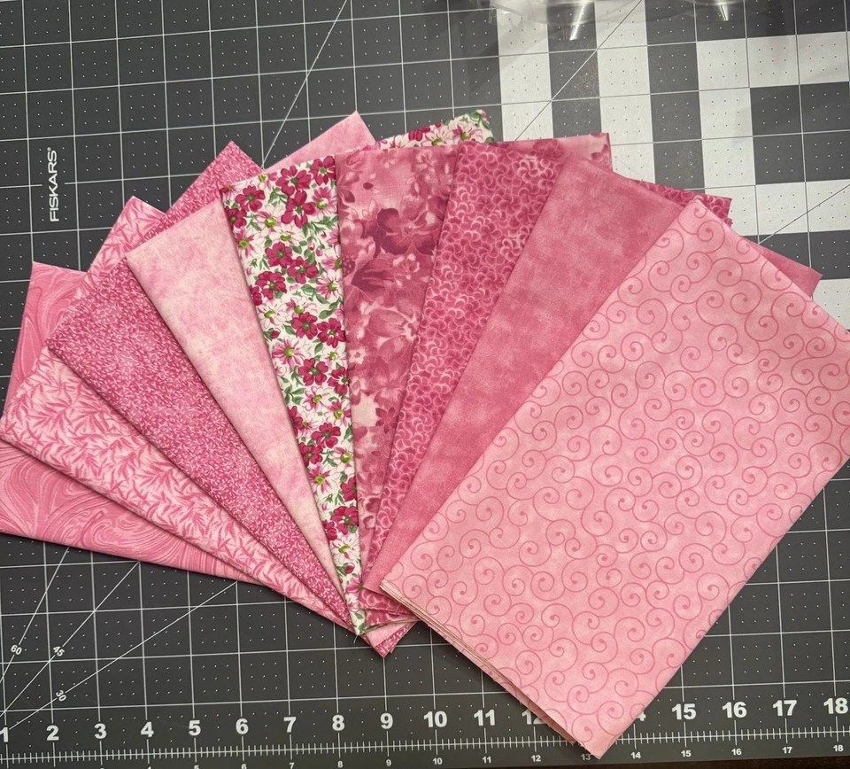 Pacote de 25 centavos de gordura rosa todo - 9 designs diferentes - Imagem 2 de 4