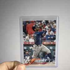 Topps 2018 Topps Series 2 #698 Ronald Acuna Jr. Rookie Card Atlanta Braves MLB. rookie card picture