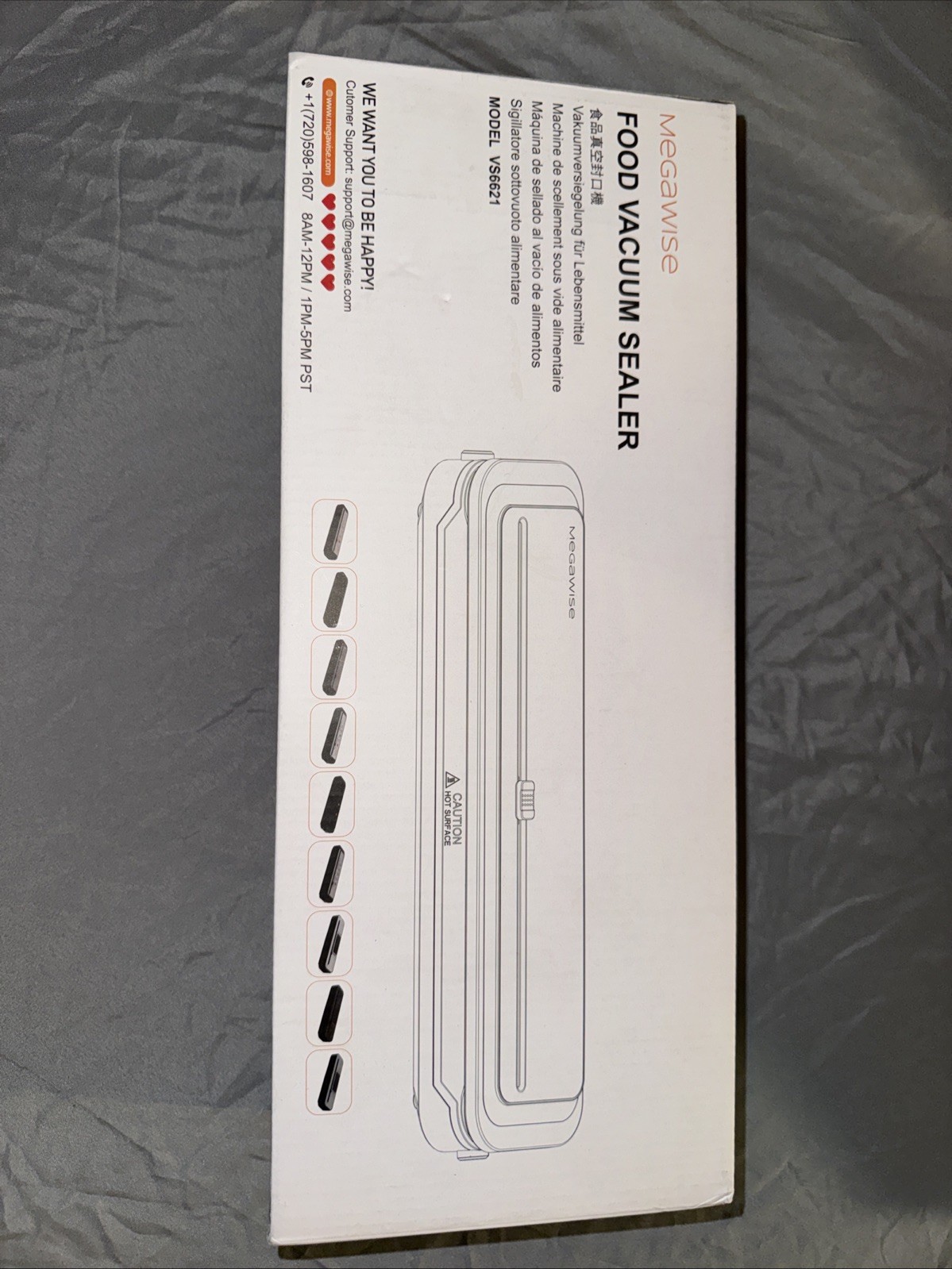 MegaWise Powerful & Compact Food Vacuum Sealer Machine VS6621
