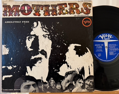 #ad The Mothers of Invention Absolutely Free Frank Zappa Vinyl LP Verve V 5013 Mono $25.99
