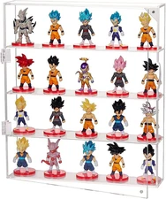 Acrylic Display Case for Mini Funko Pop Figures, Clear Wall Mounted or Desktop 4