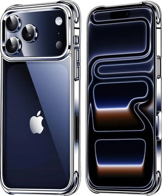 Mkeke for iPhone 17 Pro Case Clear Non-Yellowing Military-Grade Drop Protect