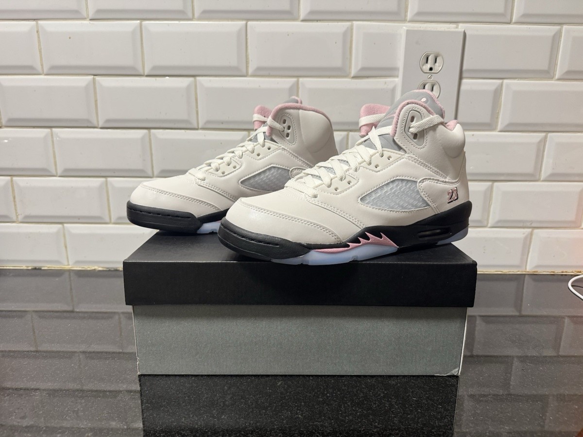 Size 5.5 - Air Jordan 5 Retro Medium Soft Pink for sale online | eBay