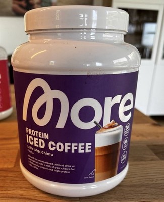 More Nutrition Protein Iced Coffee Latte Macchiato,500g,Neu