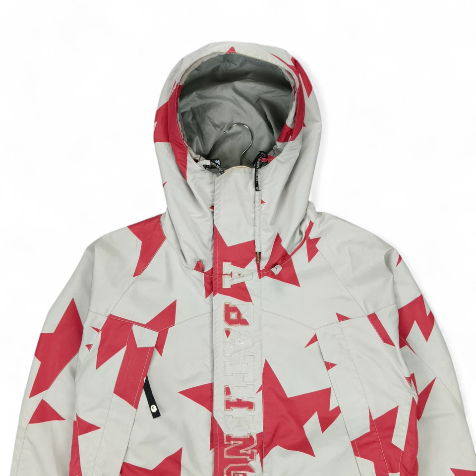 BAPE Snowboard Jacket Red Sta Camo Rare A Bathing Ape Winter Coat S - Image 3 of 4