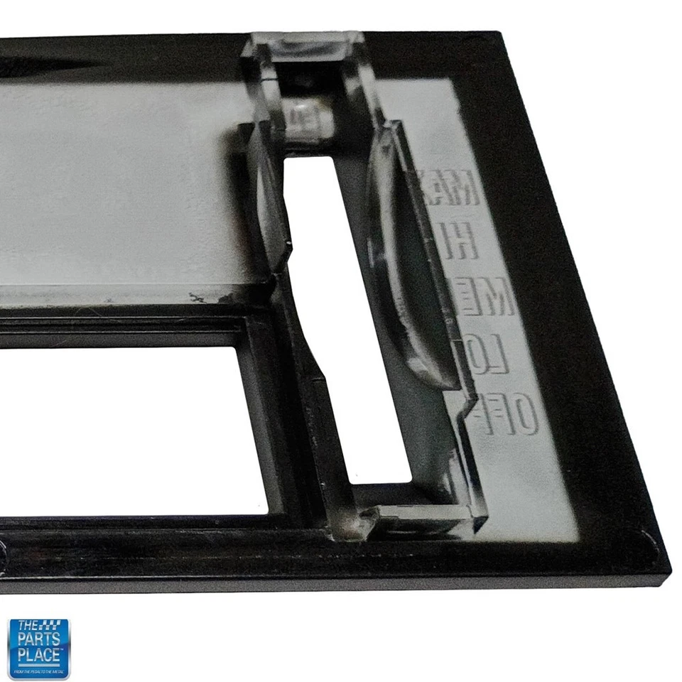 Buick Skylark GS 1969-72 A/C/control de calefacción temperatura clima placa frontal nuevo Foto 2 de 4