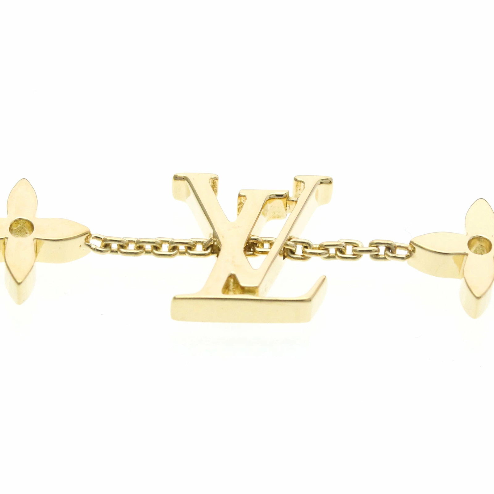 LOUIS VUITTON Bracelet Monogram K18 Yellow G(K18YG) None Bracelet Gold Authentic image 6