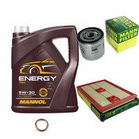 Inspektionspaket 5L Mannol Energy 5W-30 FüR VW Polo 1.2 TSI 16V 1.4 Golf VII