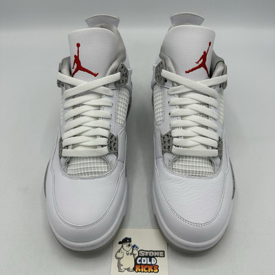 Nike Air Jordan 4 Retro Mid White Oreo Size 10 CT8527 100 | eBay