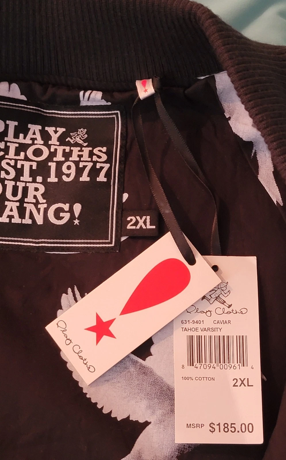 Play Cloths, Clipse / Pusha T, Our Gang Black Jacket Men's 2XL NEW w/Tag - product detail image 4