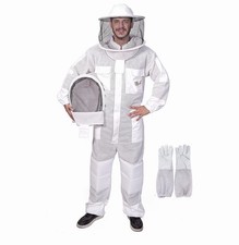 USKeepers 3 Layer Bee Suit Apiarist Ultra Ventilated Beekeeping Suit Size 4XL