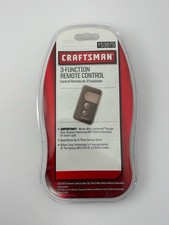Craftsman 3-Function Garage Door Remote Control 53879 New Sealed