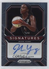 2021 Panini Prizm WNBA Signatures Jackie Young #SG-JYG Auto 2g6