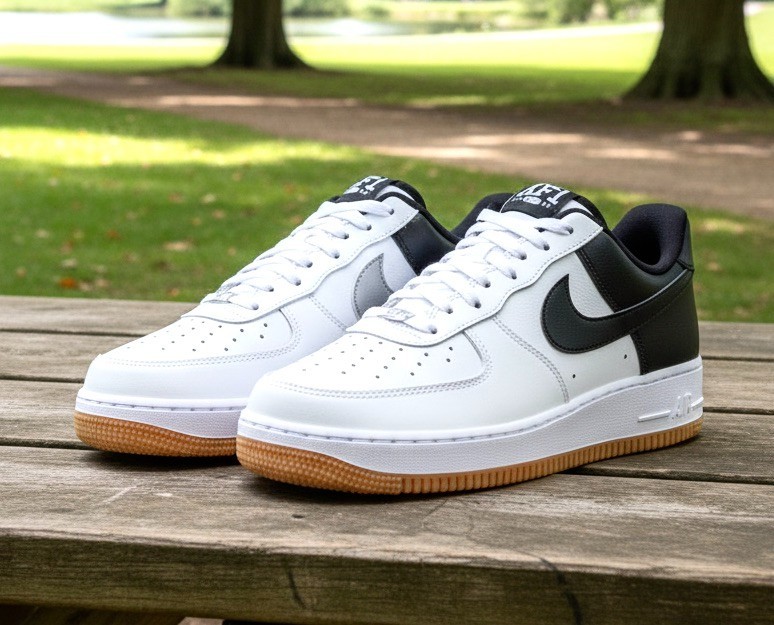 Nike Air Force 1 '07 LV8 Shoes White Black Silver IB6847-100 Men's