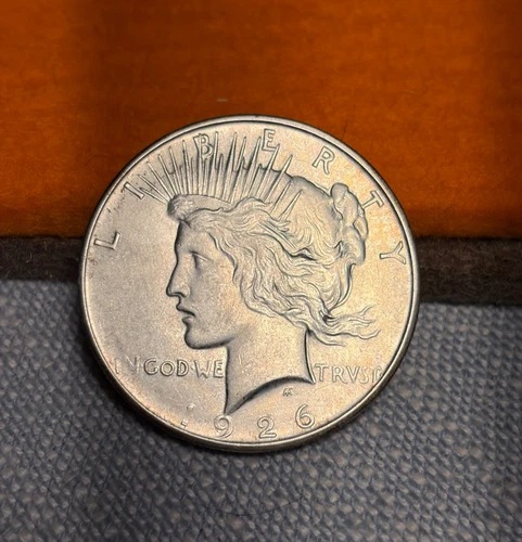 (#102607) Peace Dollar: 1926 D   AU   Better date!   (See video!)