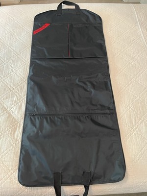 WallyBags 52'' Deluxe Travel Garment Bag with Two Pockets, 805 Black EUC
