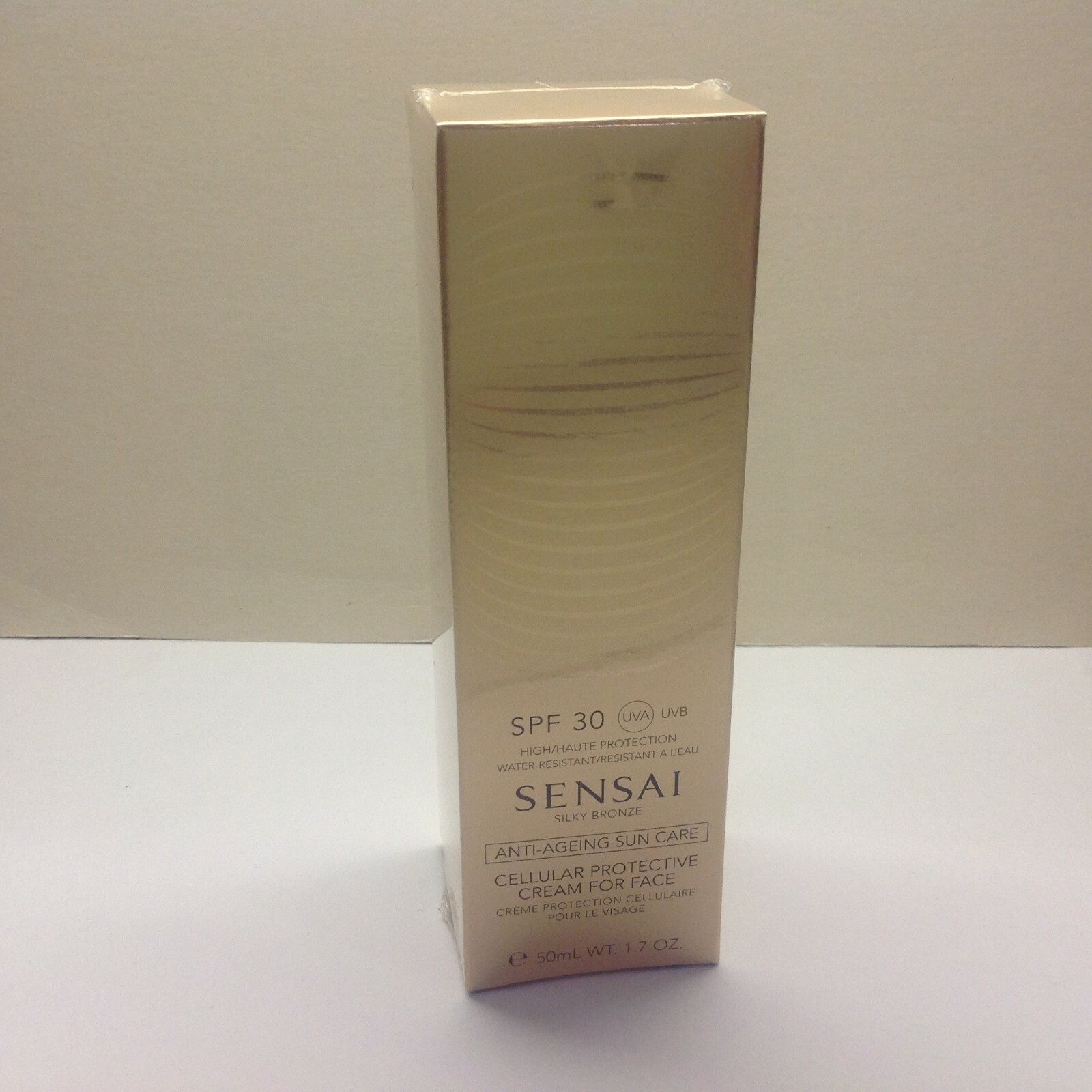 sensai silky bronze cellular protective cream for face spf 50