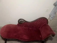 LATE 1800s ANTIQUE VICTORIAN FAINTING COUCH